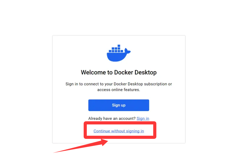 点击 continue 示意图